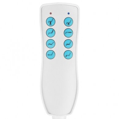 Profesionali elektrinė kosmetologinė kėdė AZZURRO 869A, balta (4 motorai) 4 Profesionali elektrinė kosmetologinė kėdė AZZURRO 869A, balta (4 motorai) 4
