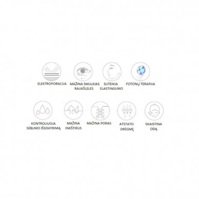Elektroporacijos aparatas veido atjauninimui (fotonai+ EMS +RF) 3 Elektroporacijos aparatas veido atjauninimui (fotonai+ EMS +RF) 3