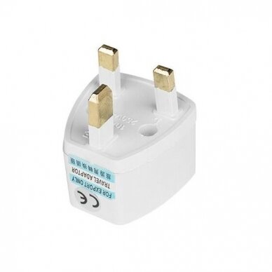 Elektros tinklo lizdo adapteris EU - UK Elektros tinklo lizdo adapteris EU - UK