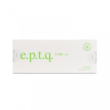 e.p.t.q. S100 Hyaluron Pen užpildas GREEN 24 mg / ml.