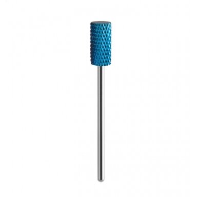 EXO PROFESSIONAL HARD BLUE kietmetalio frezos antgalis manikiūro darbams CYLINDER 09