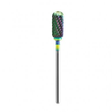 EXO PROFESSIONAL kietmetalio frezos antgalis manikiūro darbams RAINBOW CURVED 14 EXO PROFESSIONAL kietmetalio frezos antgalis manikiūro darbams RAINBOW CURVED 14