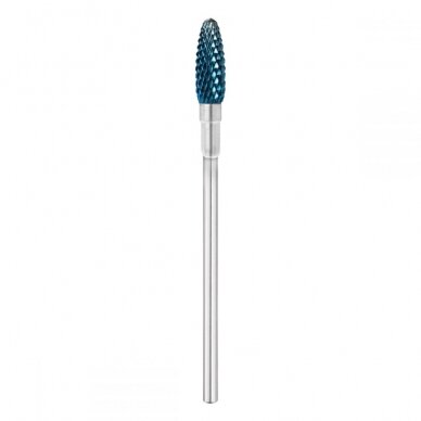 EXO PROFESSIONAL HARD BLUE kietmetalio frezos antgalis manikiūro darbams CONE 02 EXO PROFESSIONAL HARD BLUE kietmetalio frezos antgalis manikiūro darbams CONE 02