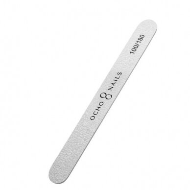 OCHO NAILS profesionali nagų dildė manikiūrui SLIM 100/180 gritų, 10 vnt. OCHO NAILS profesionali nagų dildė manikiūrui SLIM 100/180 gritų, 10 vnt.