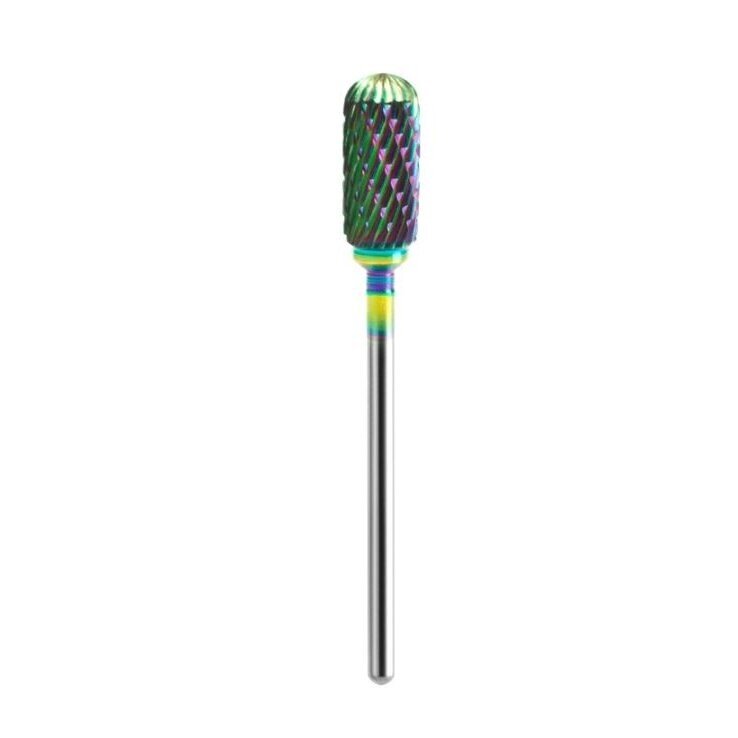 EXO PROFESSIONAL kietmetalio frezos antgalis manikiūro darbams RAINBOW CURVED 14 EXO PROFESSIONAL kietmetalio frezos antgalis manikiūro darbams RAINBOW CURVED 14