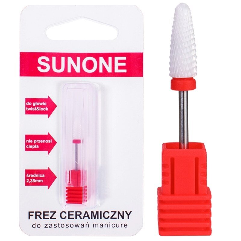 SUNONE profesionalus keramikinis frezos antgalis manikiūrui ovalus 6,0 mm SOFT SUNONE profesionalus keramikinis frezos antgalis manikiūrui ovalus 6,0 mm SOFT
