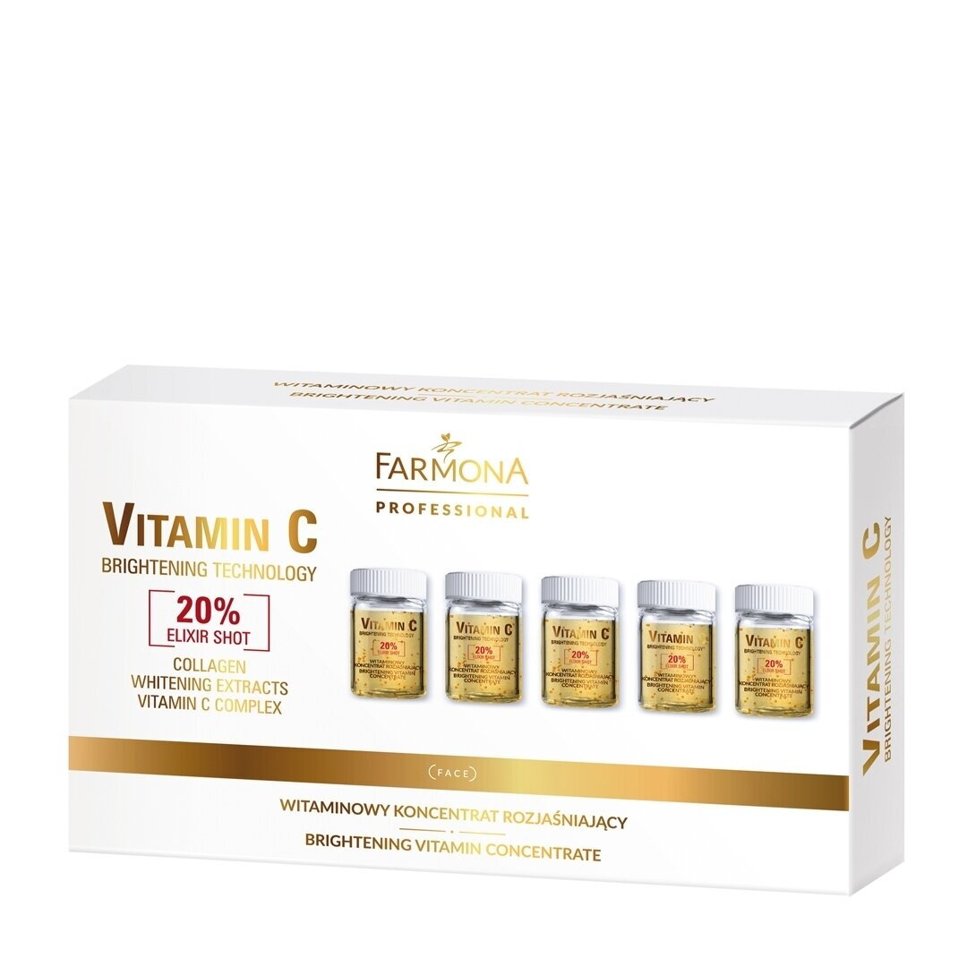 FARMONA PROFESSIONAL VITAMIN C linijos skaistinamasis koncentratas veidui serumas