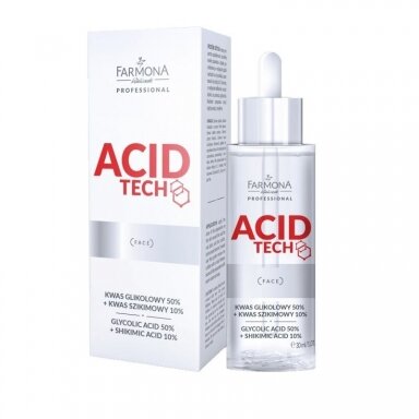 FARMONA ACID kosmetologinių rugščių miksas veido odos šveitimui (glikolio 50% + shikimic 10% ), 30 ml FARMONA ACID kosmetologinių rugščių miksas veido odos šveitimui (glikolio 50% + shikimic 10% ), 30 ml