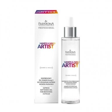 FARMONA ARTIST minkštinamasis gelis odelėms aplink nagus šalinti, 50ml FARMONA ARTIST minkštinamasis gelis odelėms aplink nagus šalinti, 50ml