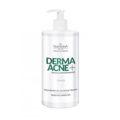 FARMONA DERMAACNE gelinis veido prausiklis spuoguotai veido odai, 500 ml FARMONA DERMAACNE gelinis veido prausiklis spuoguotai veido odai, 500 ml