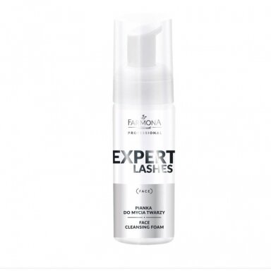 FARMONA EXPERT LASHES švelnios veido valymo bei prausimosi putos, 150 ml. FARMONA EXPERT LASHES švelnios veido valymo bei prausimosi putos, 150 ml.
