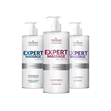 FARMONA EXPERT MASSAGE Aroma Oil hipoalerginis veido ir kūno masažo aliejus, 500 ml. FARMONA EXPERT MASSAGE Aroma Oil hipoalerginis veido ir kūno masažo aliejus, 500 ml.
