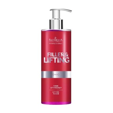 FARMONA FILLER & LIFTING stangrinantis veido odos tonikas su TENS'UP™ kompleksu, 500 ml FARMONA FILLER & LIFTING stangrinantis veido odos tonikas su TENS'UP™ kompleksu, 500 ml