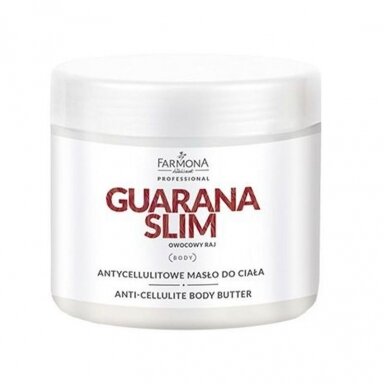 FARMONA GUARANA SLIM anticeliulitinis kūno sviestas, 500 ml. FARMONA GUARANA SLIM anticeliulitinis kūno sviestas, 500 ml.