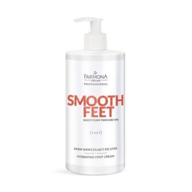 FARMONA SMOOTH FEET drėkinamasis kremas pėdoms ir kojoms (universalus), 500 ml. FARMONA SMOOTH FEET drėkinamasis kremas pėdoms ir kojoms (universalus), 500 ml.