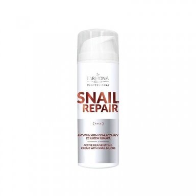 FARMONA SNAIL REPAIR Aktyvus atjauninantis kremas su sraigių mucinu, 150 ml. FARMONA SNAIL REPAIR Aktyvus atjauninantis kremas su sraigių mucinu, 150 ml.