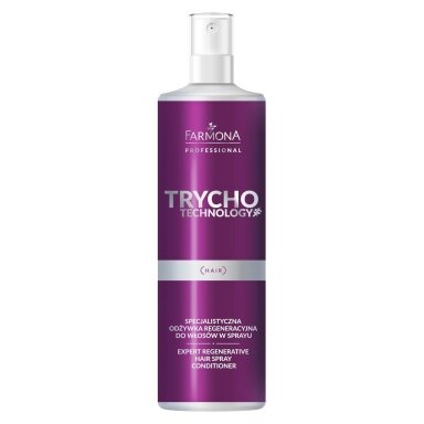 FARMONA TRYCHO TECHNOLOGY regeneruojantis purškiamas plaukų kondicionierius, 200 ml. FARMONA TRYCHO TECHNOLOGY regeneruojantis purškiamas plaukų kondicionierius, 200 ml.