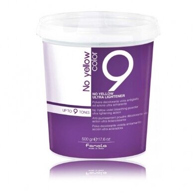 FANOLA DE-COLOR POWDER 9 TONES šviesinamieji plaukų milteliai, 500 g. FANOLA DE-COLOR POWDER 9 TONES šviesinamieji plaukų milteliai, 500 g.