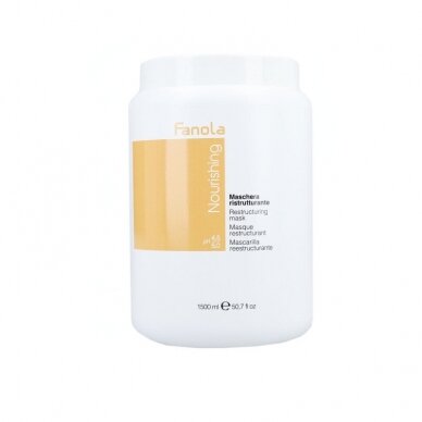 FANOLA NOURISHING atkuriamoji plaukų kaukė, 1500 ml. FANOLA NOURISHING atkuriamoji plaukų kaukė, 1500 ml.