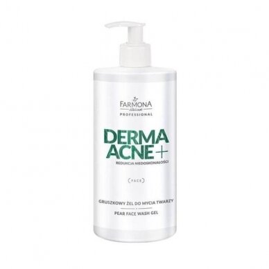 FARMONA DERMAACNE gelinis veido prausiklis spuoguotai veido odai, 500 ml FARMONA DERMAACNE gelinis veido prausiklis spuoguotai veido odai, 500 ml