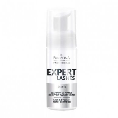 FARMONA EXPERT LASHES putų šampūnas blakstienoms, 100 ml. FARMONA EXPERT LASHES putų šampūnas blakstienoms, 100 ml.