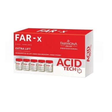 FARMONA FAR-X koncentratas su pakeliamuoju veido efektu namų naudojimui, 5 x 5 ml. FARMONA FAR-X koncentratas su pakeliamuoju veido efektu namų naudojimui, 5 x 5 ml.