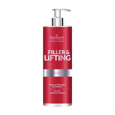 FARMONA FILLER & LIFTING stangrinantis veido odos aliejus masažui su TENS'UP™ kompleksu, 280 ml FARMONA FILLER & LIFTING stangrinantis veido odos aliejus masažui su TENS'UP™ kompleksu, 280 ml