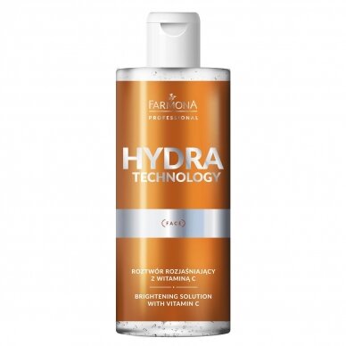FARMONA HYDRA TECHNOLOGY šviesinamasis veido odos tirpalas su vitaminu C, 500 ml. FARMONA HYDRA TECHNOLOGY šviesinamasis veido odos tirpalas su vitaminu C, 500 ml.