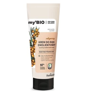 FARMONA MY'BIO maitinantis rankų kremas, 100 ml FARMONA MY'BIO maitinantis rankų kremas, 100 ml