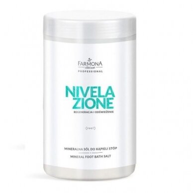 FARMONA PODO NIVELAZIONE antibakterinė/antiperspiratinė jūros druska pedikiūro vonelėms, 1250 g. FARMONA PODO NIVELAZIONE antibakterinė/antiperspiratinė jūros druska pedikiūro vonelėms, 1250 g.