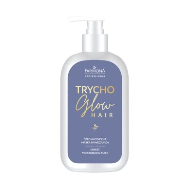 FARMONA TRYCHO GLOW specializuota drėkinamoji plaukų kaukė, 375 ml FARMONA TRYCHO GLOW specializuota drėkinamoji plaukų kaukė, 375 ml