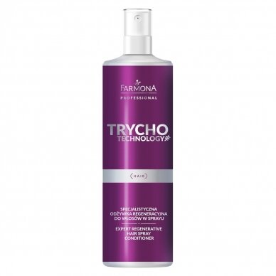FARMONA TRYCHO TECHNOLOGY regeneruojantis purškiamas plaukų kondicionierius, 200 ml. FARMONA TRYCHO TECHNOLOGY regeneruojantis purškiamas plaukų kondicionierius, 200 ml.