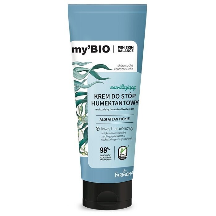 FARMONA MY'BIO drėkinamasis pėdų kremas, 100 ml