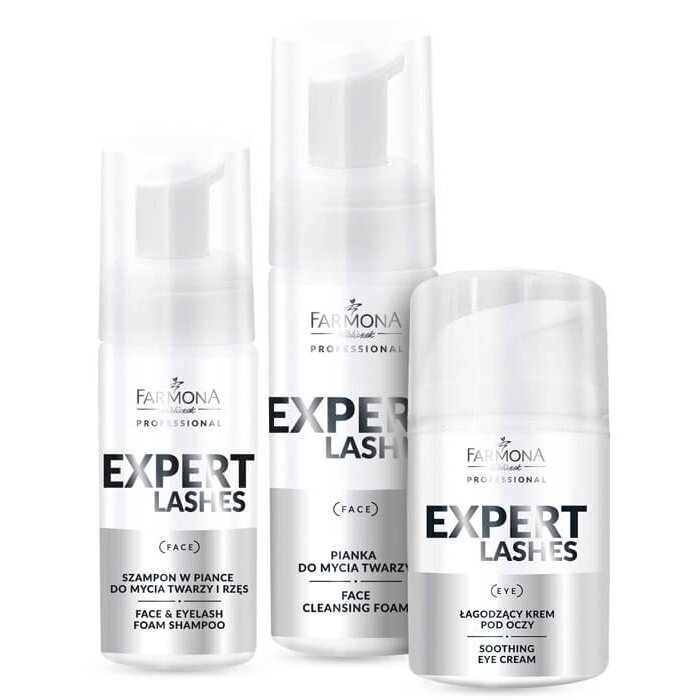 FARMONA EXPERT LASHES putų šampūnas blakstienoms, 100 ml. 1 FARMONA EXPERT LASHES putų šampūnas blakstienoms, 100 ml. 1