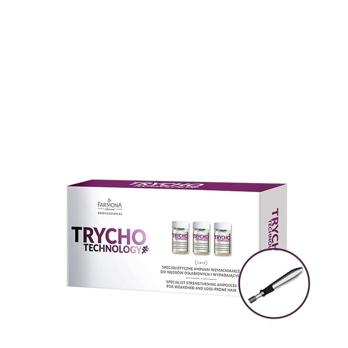 FARMONA TRYCHO TECHNOLOGY nenuplaunamos ampulės nuo plaukų slinkimo 10*5 ml FARMONA TRYCHO TECHNOLOGY nenuplaunamos ampulės nuo plaukų slinkimo 10*5 ml