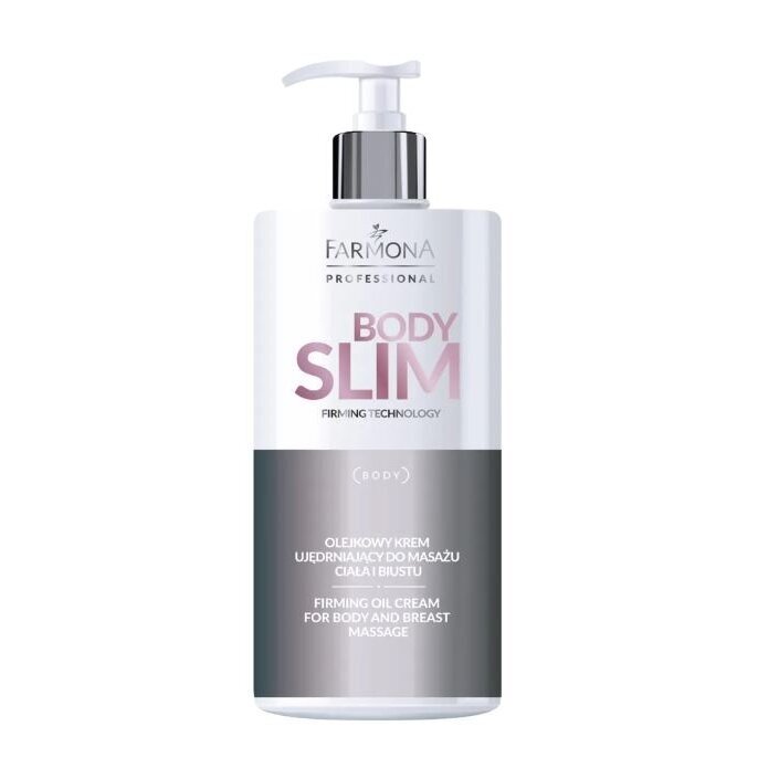 FARMONA BODY SLIM masažinis aliejinis kūno ir biusto kremas, 500 ml