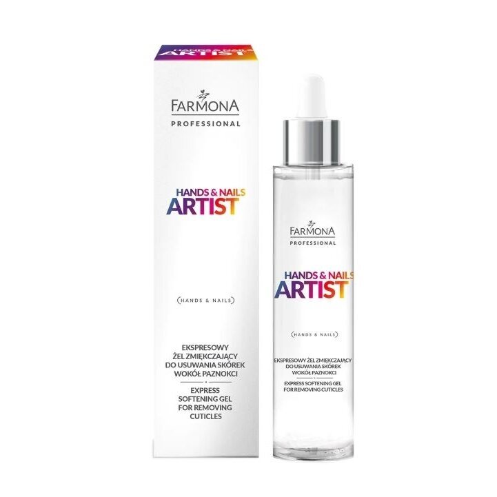 FARMONA ARTIST minkštinamasis gelis odelėms aplink nagus šalinti, 50ml