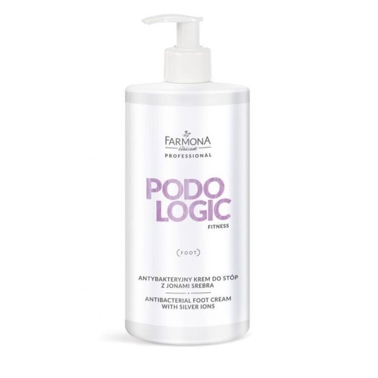 FARMONA PODOLOGIC FITNESS antibakterinis pėdų kremas su cinku ir sidabro jonais, 500 ml. FARMONA PODOLOGIC FITNESS antibakterinis pėdų kremas su cinku ir sidabro jonais, 500 ml.