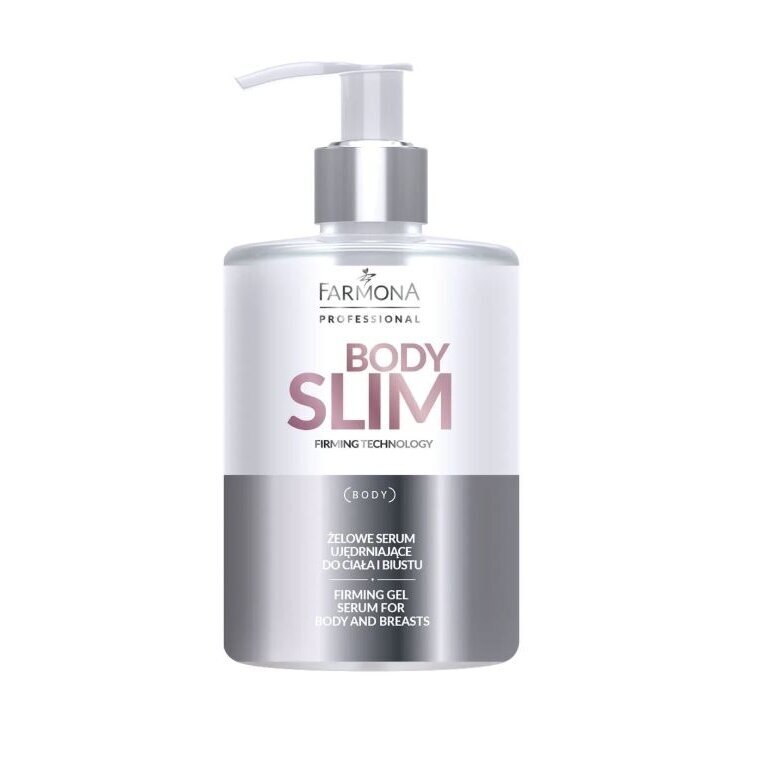 FARMONA BODY SLIM stipriai stangrinantis gelinis serumas procedūroms su neinvazine mezoterapija ir ultragarsu, 300 ml FARMONA BODY SLIM stipriai stangrinantis gelinis serumas procedūroms su neinvazine mezoterapija ir ultragarsu, 300 ml