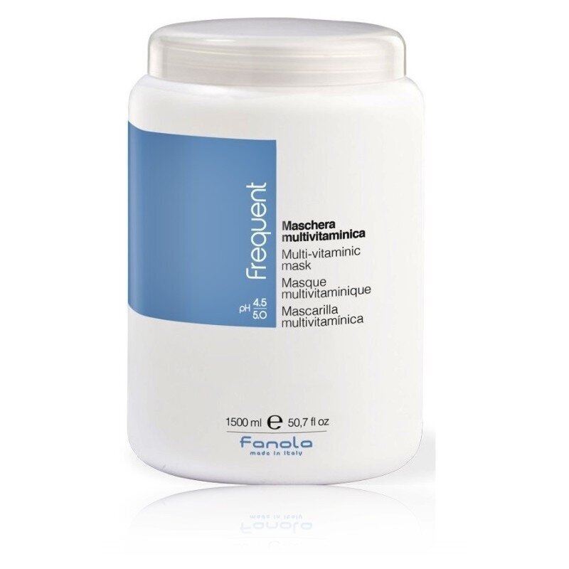 FANOLA FREQUENT MULTI VITAMIN kaukė kasdieniam naudojimui, 1500 ml. FANOLA FREQUENT MULTI VITAMIN kaukė kasdieniam naudojimui, 1500 ml.