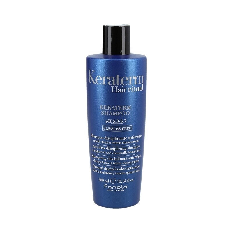 FANOLA KERATERM Šampūnas su keratinu besipučiantiems plaukams, 300 ml.
