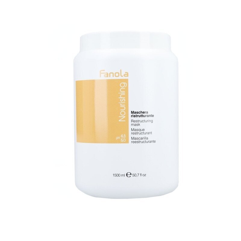 FANOLA NOURISHING atkuriamoji plaukų kaukė, 1500 ml. FANOLA NOURISHING atkuriamoji plaukų kaukė, 1500 ml.