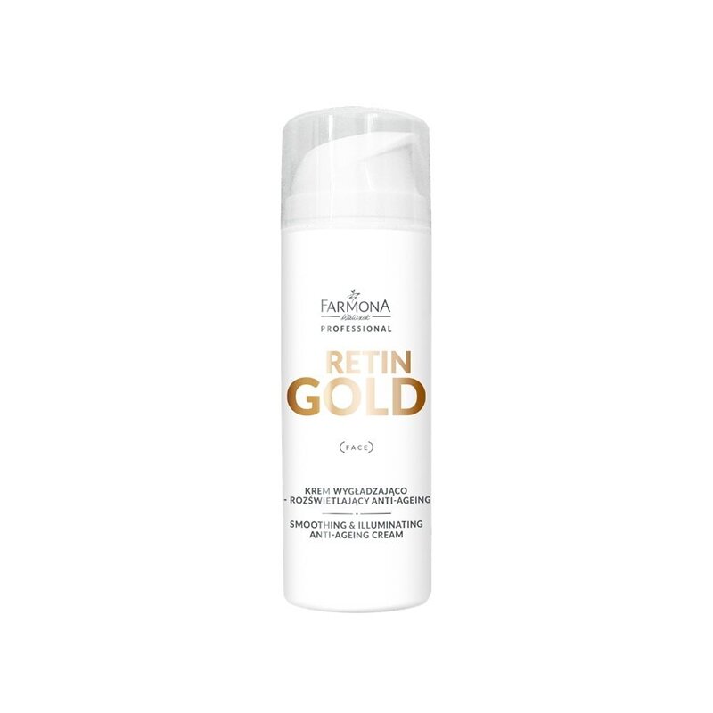 FARMONA RETIN GOLD stangrinantis ir skaistinantis kremas brandžiai odai, 150 ml