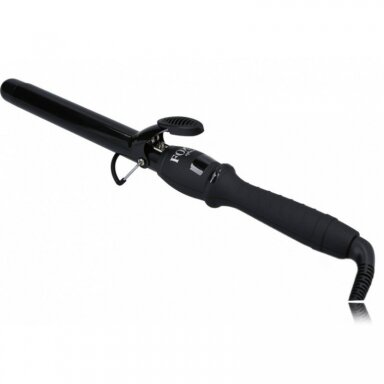 FOX OPTIMA BLACK LCD žnyplės tobuloms garbanoms, 25 cm FOX OPTIMA BLACK LCD žnyplės tobuloms garbanoms, 25 cm