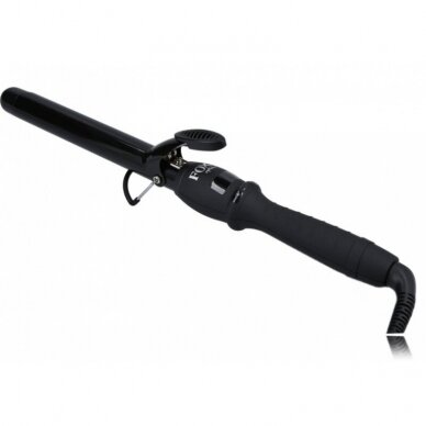 FOX OPTIMA BLACK LCD žnyplės tobuloms garbanoms, 25 cm FOX OPTIMA BLACK LCD žnyplės tobuloms garbanoms, 25 cm