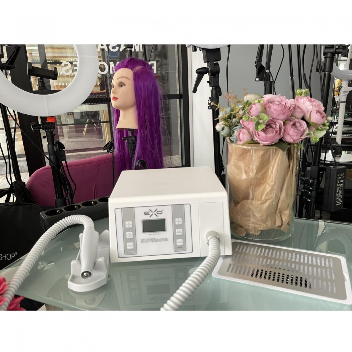 EXO PROFESSIONAL SUPERNOVA profesionali podologinė freza pedikiūro darbams su dulkių išsiurbimu 350W, (30 000 apsukų) 10 EXO PROFESSIONAL SUPERNOVA profesionali podologinė freza pedikiūro darbams su dulkių išsiurbimu 350W, (30 000 apsukų) 10