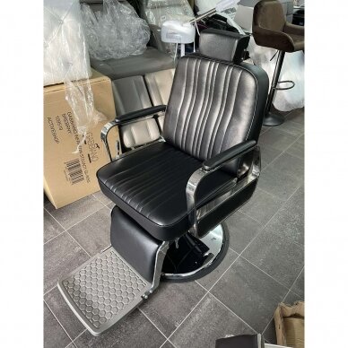 Profesionali barberio kėdė kirpykloms ir barbershopams GABBIANO PATRIZIO, juodos spalvos 10 Profesionali barberio kėdė kirpykloms ir barbershopams GABBIANO PATRIZIO, juodos spalvos 10