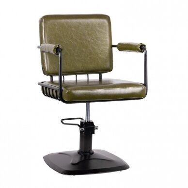 Profesionali kirpyklos kėdė GABBIANO KATANIA LUFT, žalios spalvos Profesionali kirpyklos kėdė GABBIANO KATANIA LUFT, žalios spalvos
