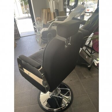 Profesionali barberio kėdė kirpykloms ir grožio salonams GABBIANO RUFO BLACK 10 Profesionali barberio kėdė kirpykloms ir grožio salonams GABBIANO RUFO BLACK 10