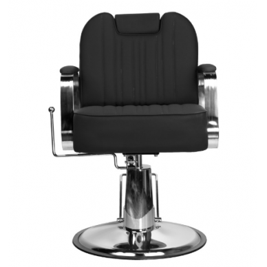Profesionali barberio kėdė kirpykloms ir grožio salonams GABBIANO RUFO BLACK 6 Profesionali barberio kėdė kirpykloms ir grožio salonams GABBIANO RUFO BLACK 6
